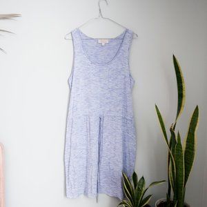 Olive & Oak Drawstring Sleeveless Midi Dress